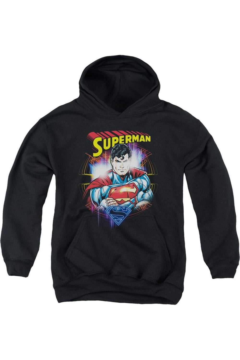 Супермен Глэм Молодежная Толстовка с Капюшоном Gildan, черный
Супермен Глэм Молодежная Толстовка с Капюшоном Gildan, черный