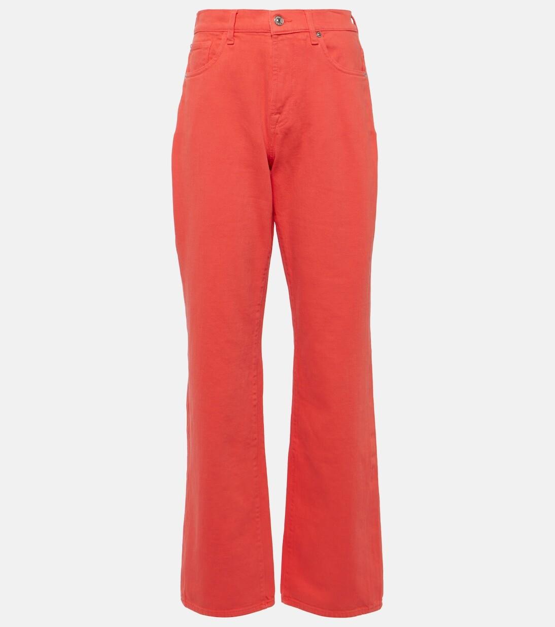 Прямые джинсы tess с высокой посадкой 7 For All Mankind, красный
Прямые джинсы tess с высокой посадкой 7 For All Mankind, красный