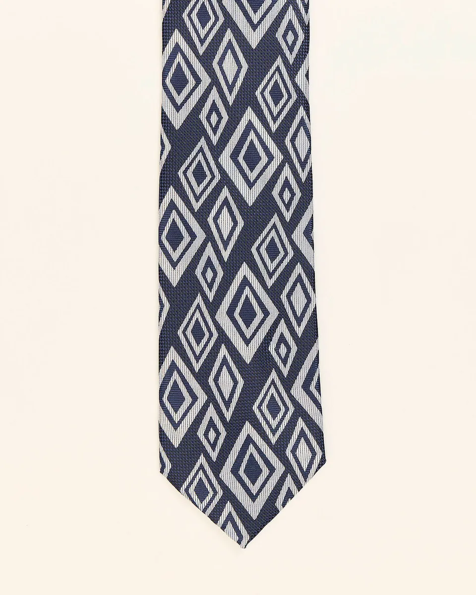 Мужской галстук с геометрическим узором темно-синего цвета PuroEgo, тёмно-синий
Мужской галстук с геометрическим узором темно-синего цвета PuroEgo, тёмно-синий