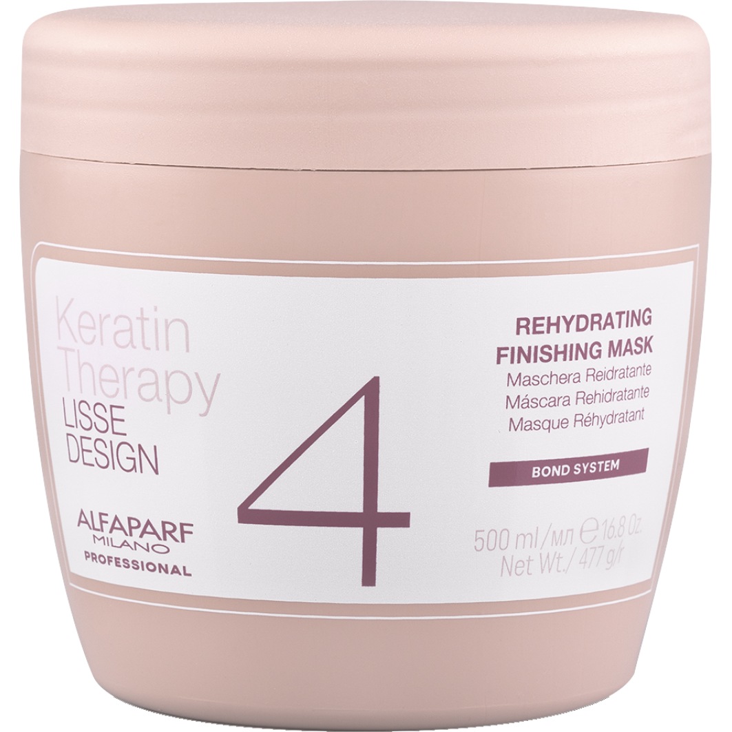 Маска для волос keratin therapy lisse design rehydrating mask Alfaparf Milano, объем 500 мл
Маска для волос keratin therapy lisse design rehydrating mask Alfaparf Milano, объем 500 мл