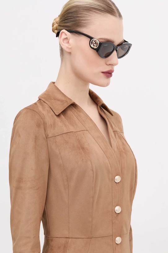 Солнцезащитные очки Gucci, коричневый
Солнцезащитные очки Gucci, коричневый