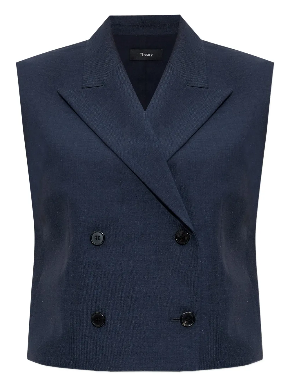 Двубортный жилет Theory, синий
Двубортный жилет Theory, синий