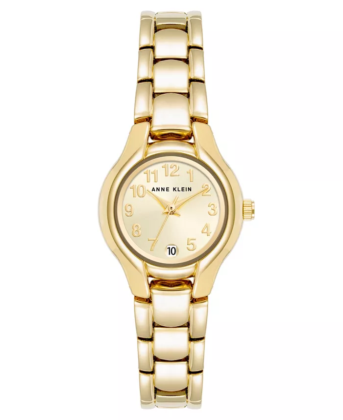 Женские часы Quartz Petite с удобочитаемым циферблатом, золотистый металлический сплав, 24 мм Anne Klein
Женские часы Quartz Petite с удобочитаемым циферблатом, золотистый металлический сплав, 24 мм Anne Klein