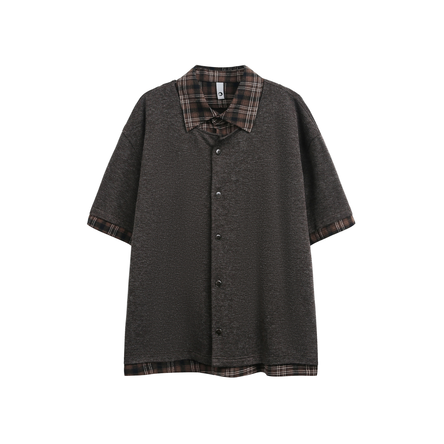 Рубашка Unisex Lapel Moderate Mock Two Piece X1617, coffee
Рубашка Unisex Lapel Moderate Mock Two Piece X1617, coffee