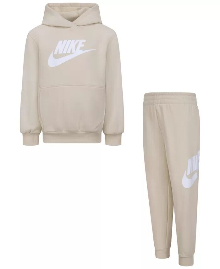 Комплект из 2 предметов: флисовая кофта с логотипом и спортивные штаны Little Boys Club Nike, коричневый
Комплект из 2 предметов: флисовая кофта с логотипом и спортивные штаны Little Boys Club Nike, коричневый