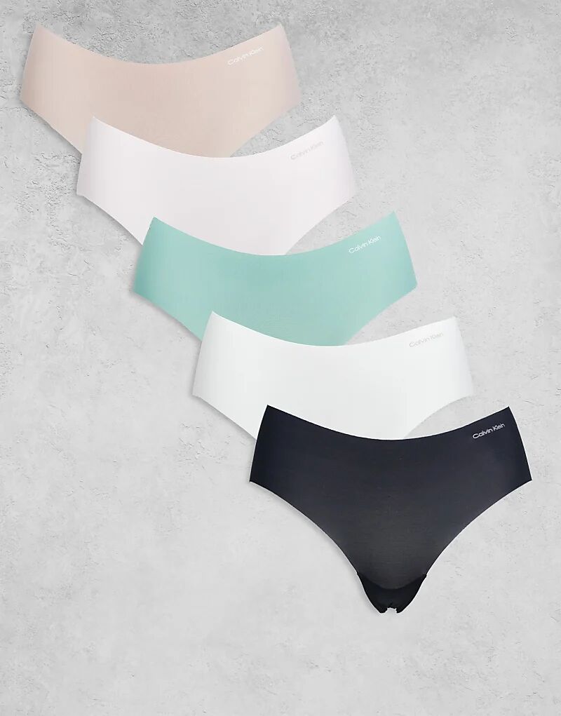 Комплект из 5 трусиков-бикини Calvin Klein из микрофибры, бежевый/черный/мятный
Комплект из 5 трусиков-бикини Calvin Klein из микрофибры, бежевый/черный/мятный