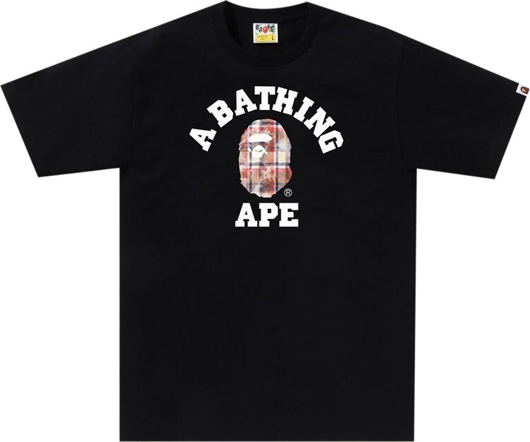 Футболка BAPE Bleach Check College 'Black', черный
Футболка BAPE Bleach Check College 'Black', черный