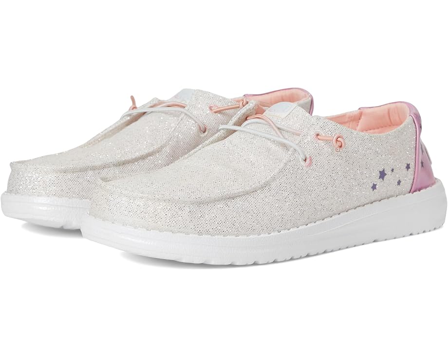 Лоферы Hey Dude Kids Wendy Iridescent Star, серебряный
Лоферы Hey Dude Kids Wendy Iridescent Star, серебряный