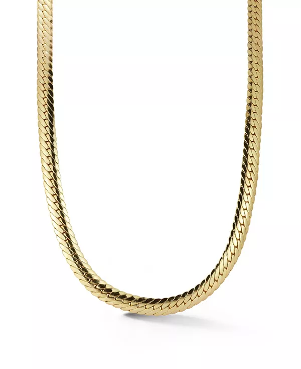 Позолоченное ожерелье-цепочка в виде змеи Rachel Zoe, gold
Позолоченное ожерелье-цепочка в виде змеи Rachel Zoe, gold