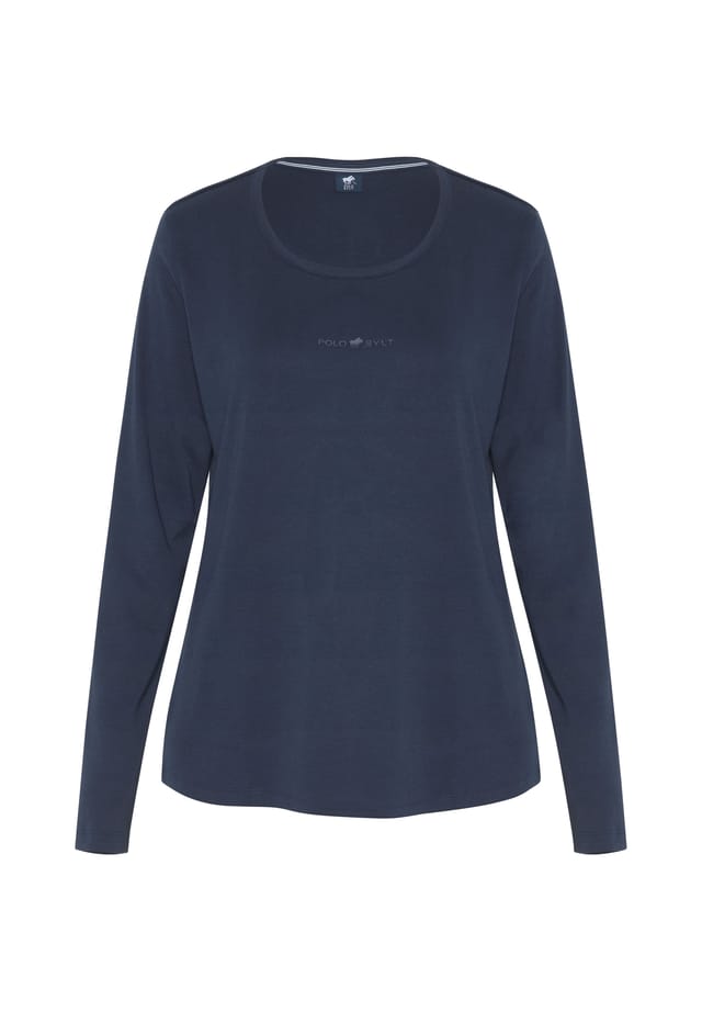 Рубашка с длинными рукавами в дизайне этикетки Polo Sylt, синий
Рубашка с длинными рукавами в дизайне этикетки Polo Sylt, синий