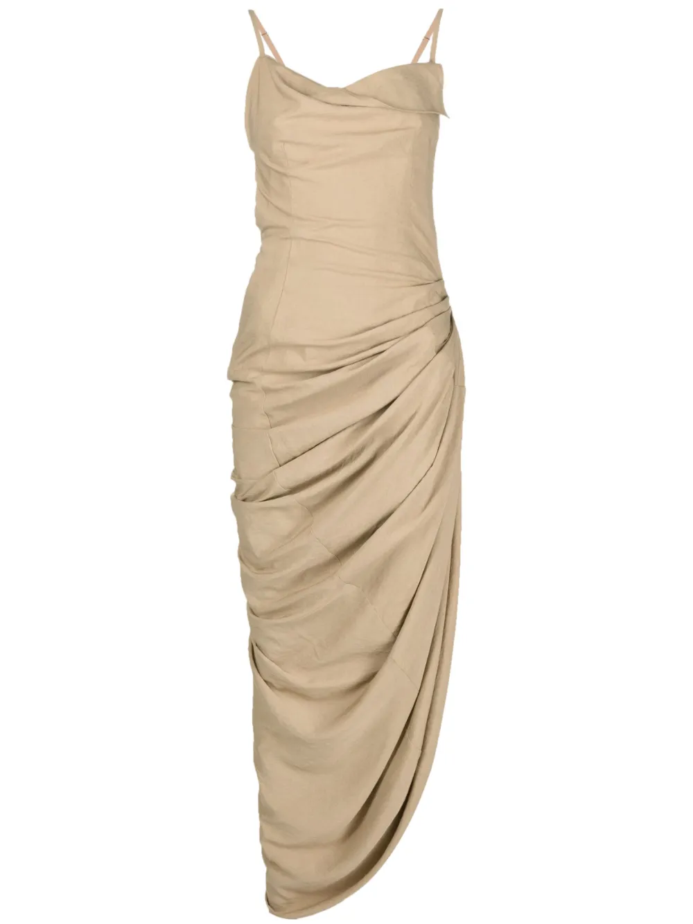 Платье La Robe Saudade со сборками Jacquemus, бежевый
Платье La Robe Saudade со сборками Jacquemus, бежевый
