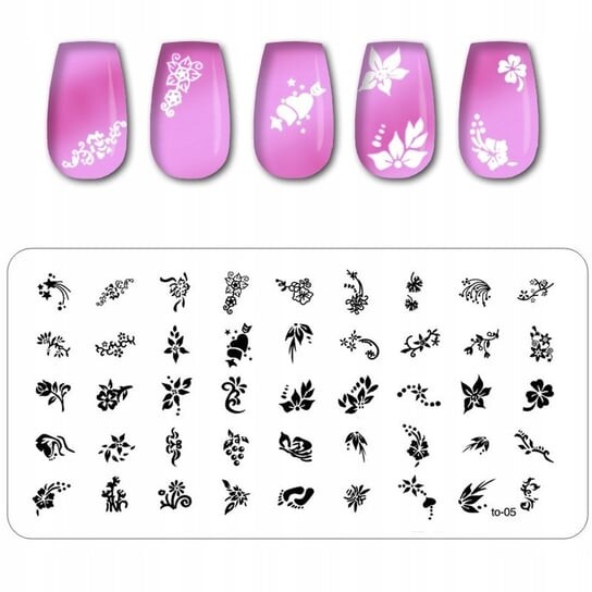 Пластина для штампов с цветочным узором К-05, Frezarkowo
Пластина для штампов с цветочным узором К-05, Frezarkowo