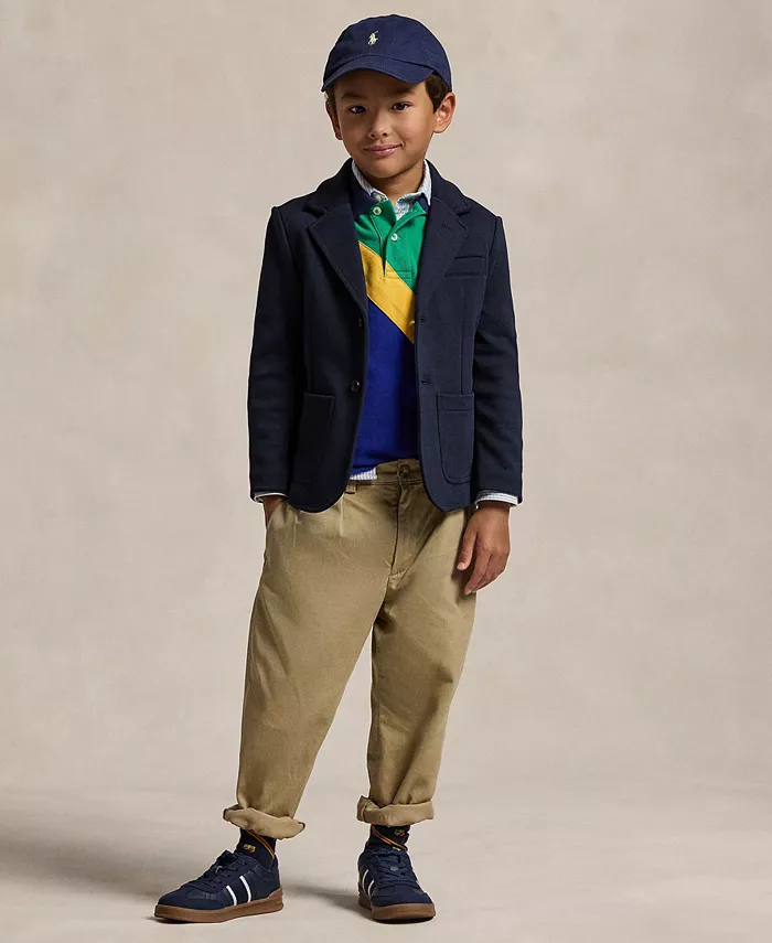 Детская и мальчиковая рубашка-куртка из двойного трикотажа Polo Ralph Lauren, синий
Детская и мальчиковая рубашка-куртка из двойного трикотажа Polo Ralph Lauren, синий