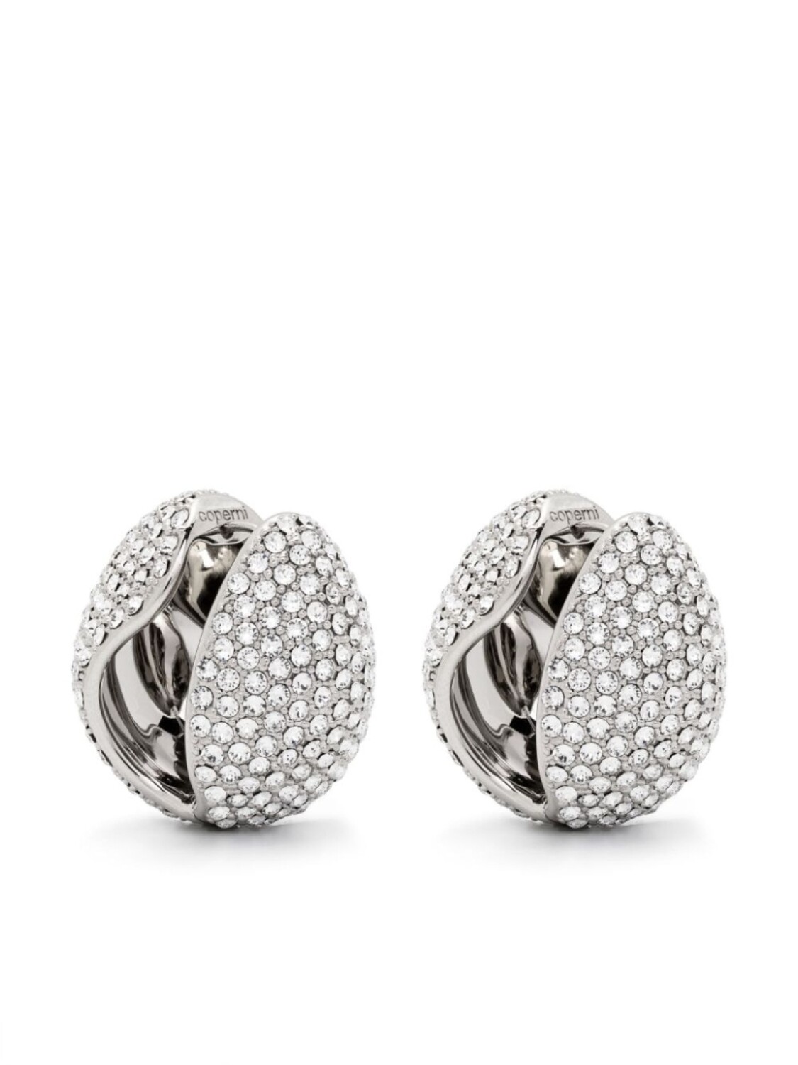 Серьги, украшенные кристаллами Coperni, серебряный
Серьги, украшенные кристаллами Coperni, серебряный