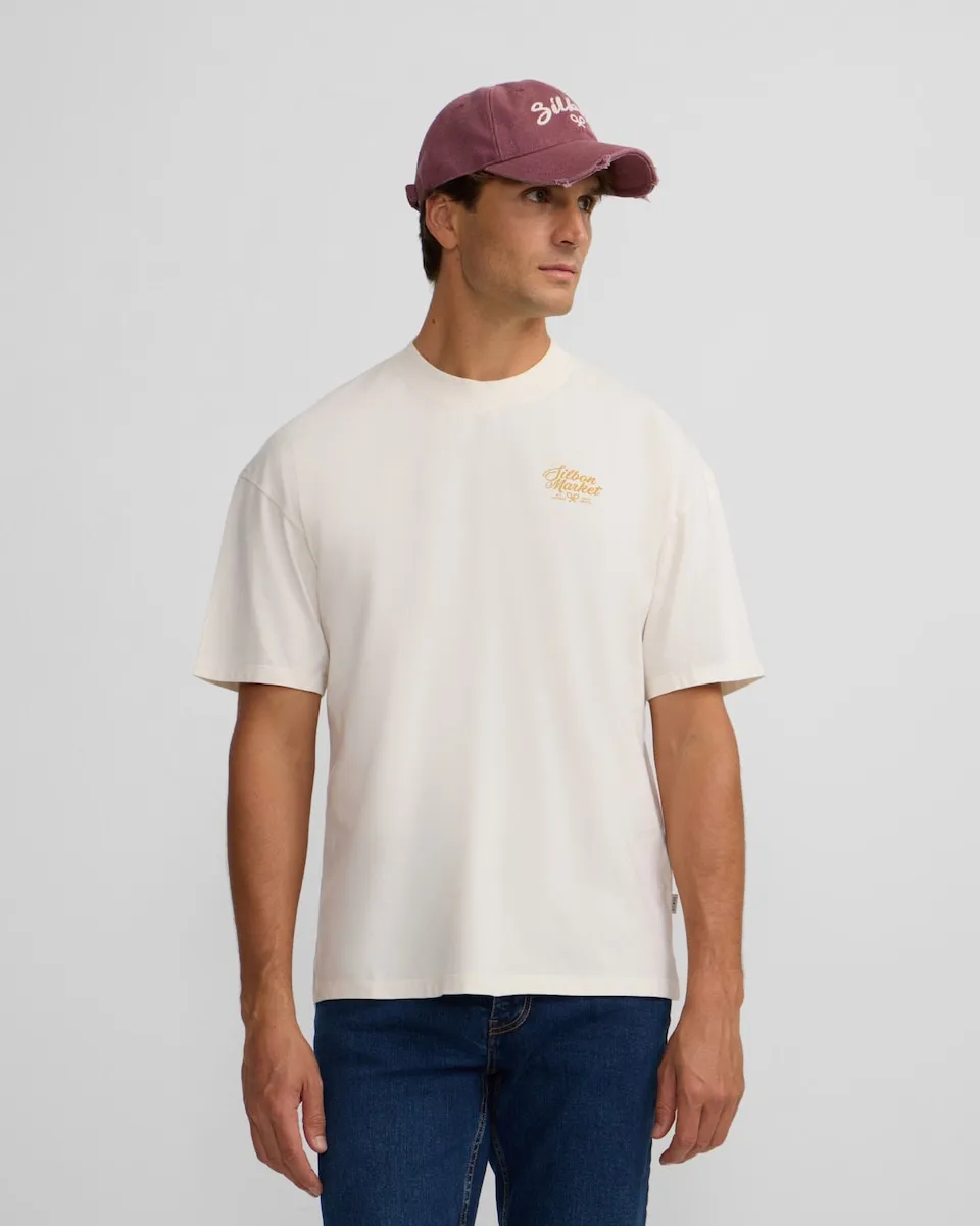 Мужская футболка свободного кроя Market Silbon, кремовый
Мужская футболка свободного кроя Market Silbon, кремовый