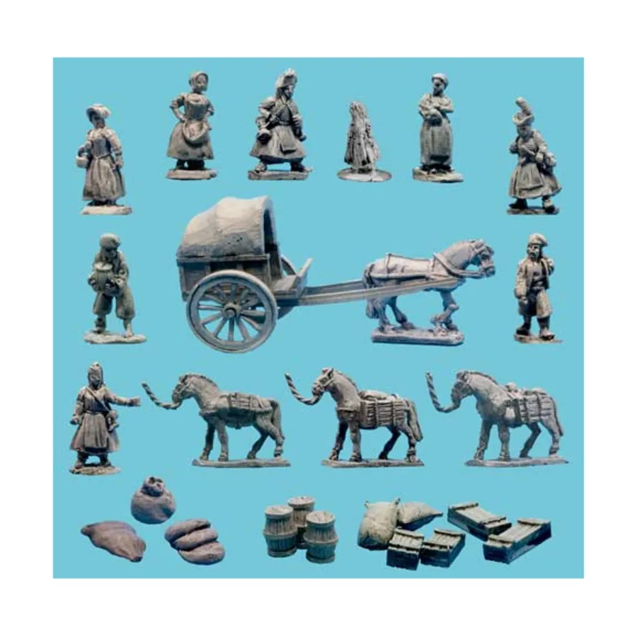 Кантиньеры и аксессуары, Age of Napoleon - French - Equipment (15mm) (Blue Moon)
Кантиньеры и аксессуары, Age of Napoleon - French - Equipment (15mm) (Blue Moon)