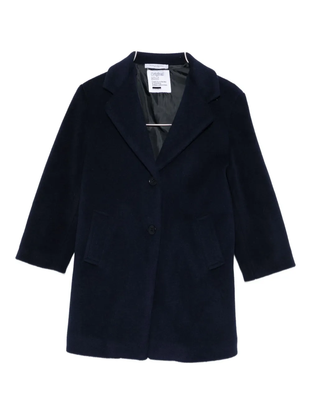 Однобортное пальто Paolo Pecora Kids, синий
Однобортное пальто Paolo Pecora Kids, синий