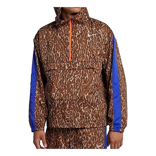 Куртка Nike Leopard print hooded track Jacket Brown, коричневый 
Куртка Nike Leopard print hooded track Jacket Brown, коричневый