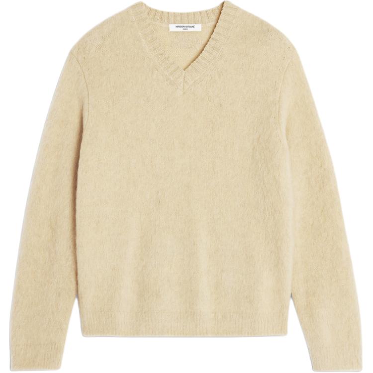 Свитер Maison Kitsuné с V-образным вырезом Maison Kitsune, бежевый
Свитер Maison Kitsuné с V-образным вырезом Maison Kitsune, бежевый