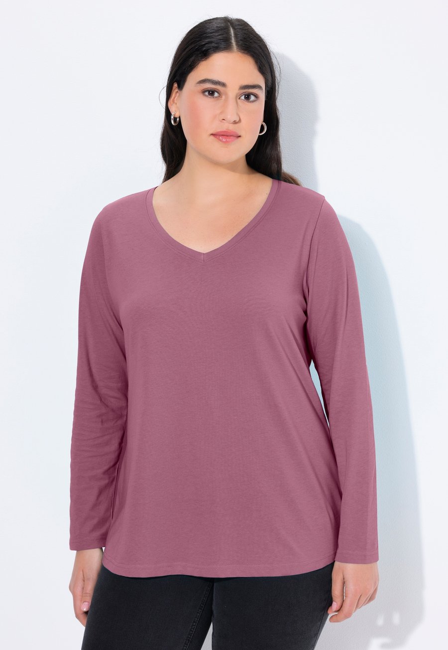 Джемпер Ulla Popken LANGARM BASIC & V-AUSSCHNITT, Dark Rose/Light Pink
Джемпер Ulla Popken LANGARM BASIC & V-AUSSCHNITT, Dark Rose/Light Pink