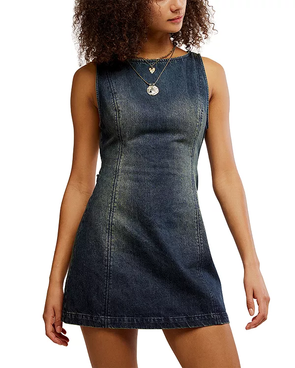 Джинсовое мини-платье Atlas Free People, синий
Джинсовое мини-платье Atlas Free People, синий