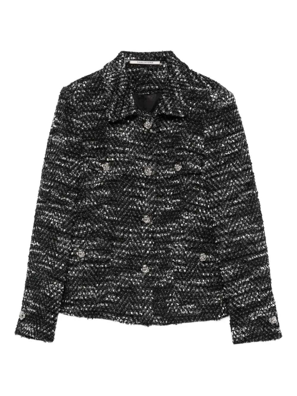 Фактурная куртка-рубашка на пуговицах Tagliatore, черный
Фактурная куртка-рубашка на пуговицах Tagliatore, черный
