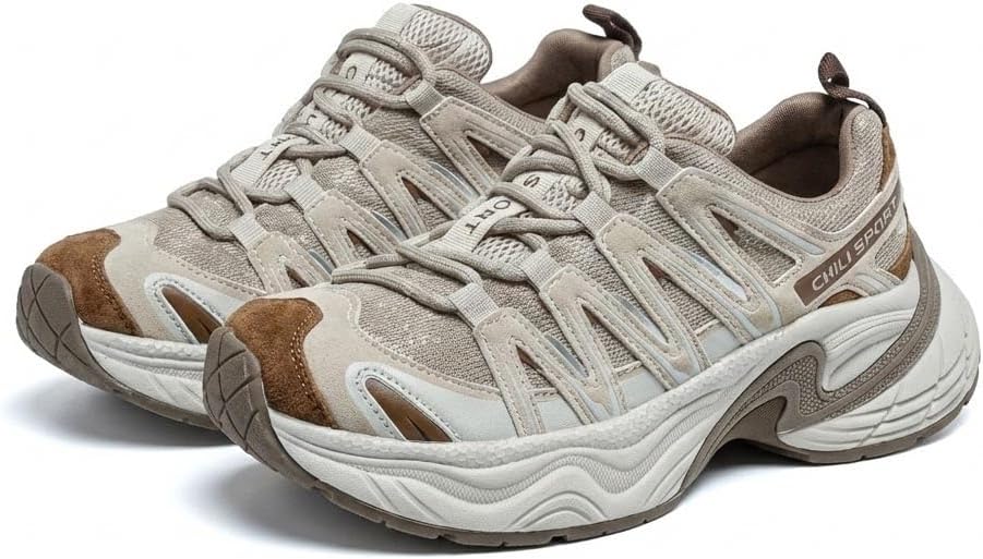 Унисекс массивные модные кроссовки ретро «папины» для мужчин и женщин, легкие повседневные кроссовки для ходьбы, бега и спорта Flowergirr, коричневый
Унисекс массивные модные кроссовки ретро «папины» для мужчин и женщин, легкие повседневные кроссовки для ходьбы, бега и спорта Flowergirr, коричневый