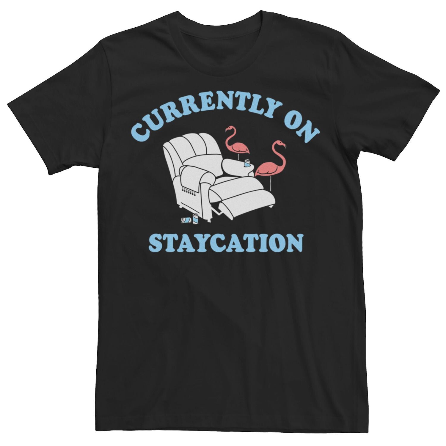 Мужская футболка с изображением кресла-реклайнера Staycation Licensed Character
Мужская футболка с изображением кресла-реклайнера Staycation Licensed Character