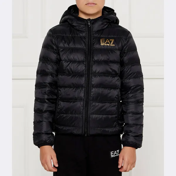Пуховик стандартного кроя Ea7, черный
Пуховик стандартного кроя Ea7, черный
