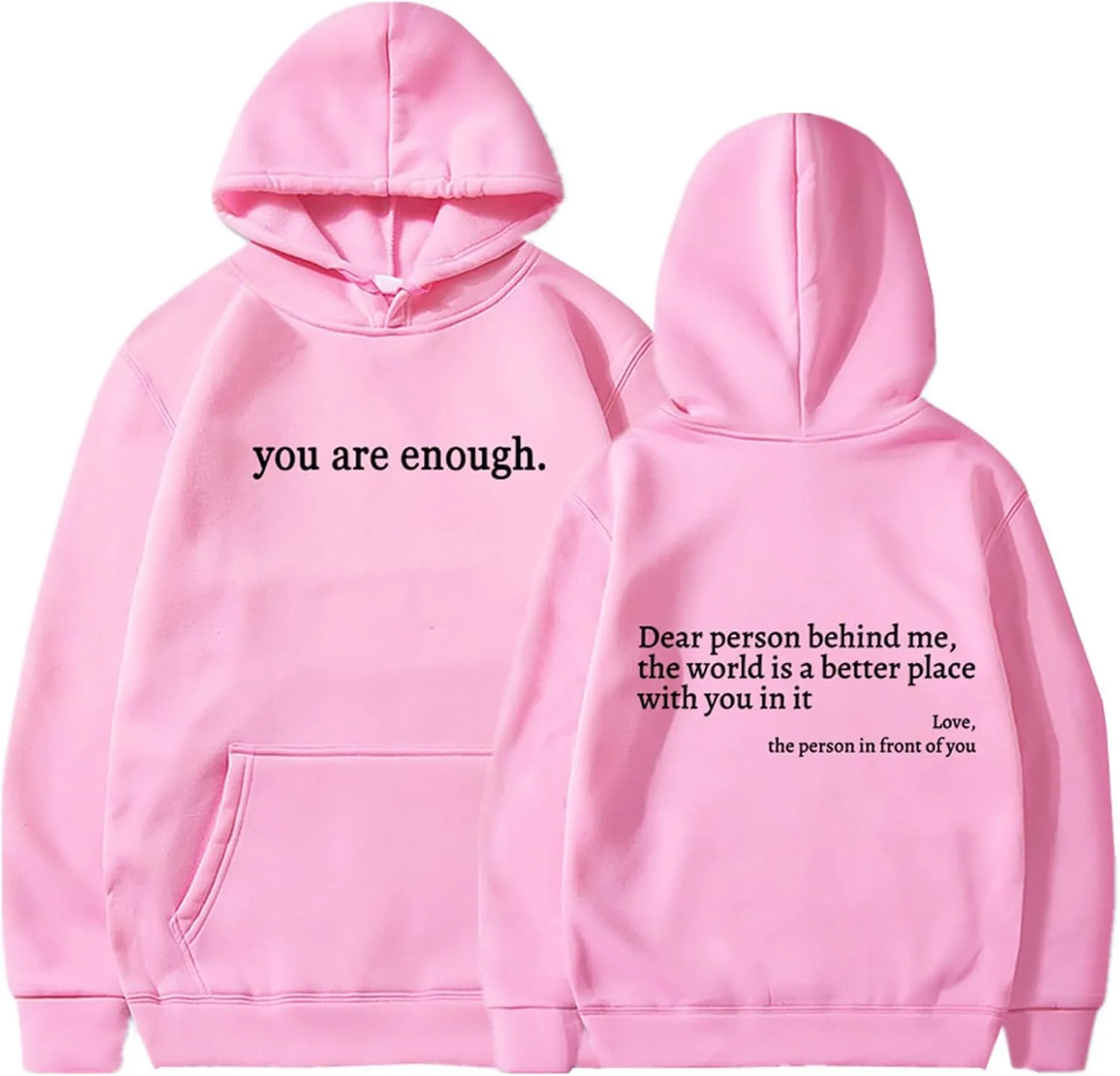 Толстовка You Are Enough, осень-зима
Толстовка You Are Enough, осень-зима