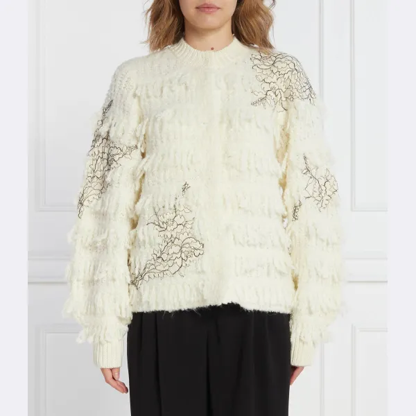 Кардиган классического кроя с добавлением шерсти Twin-Set, белый
Кардиган классического кроя с добавлением шерсти Twin-Set, белый