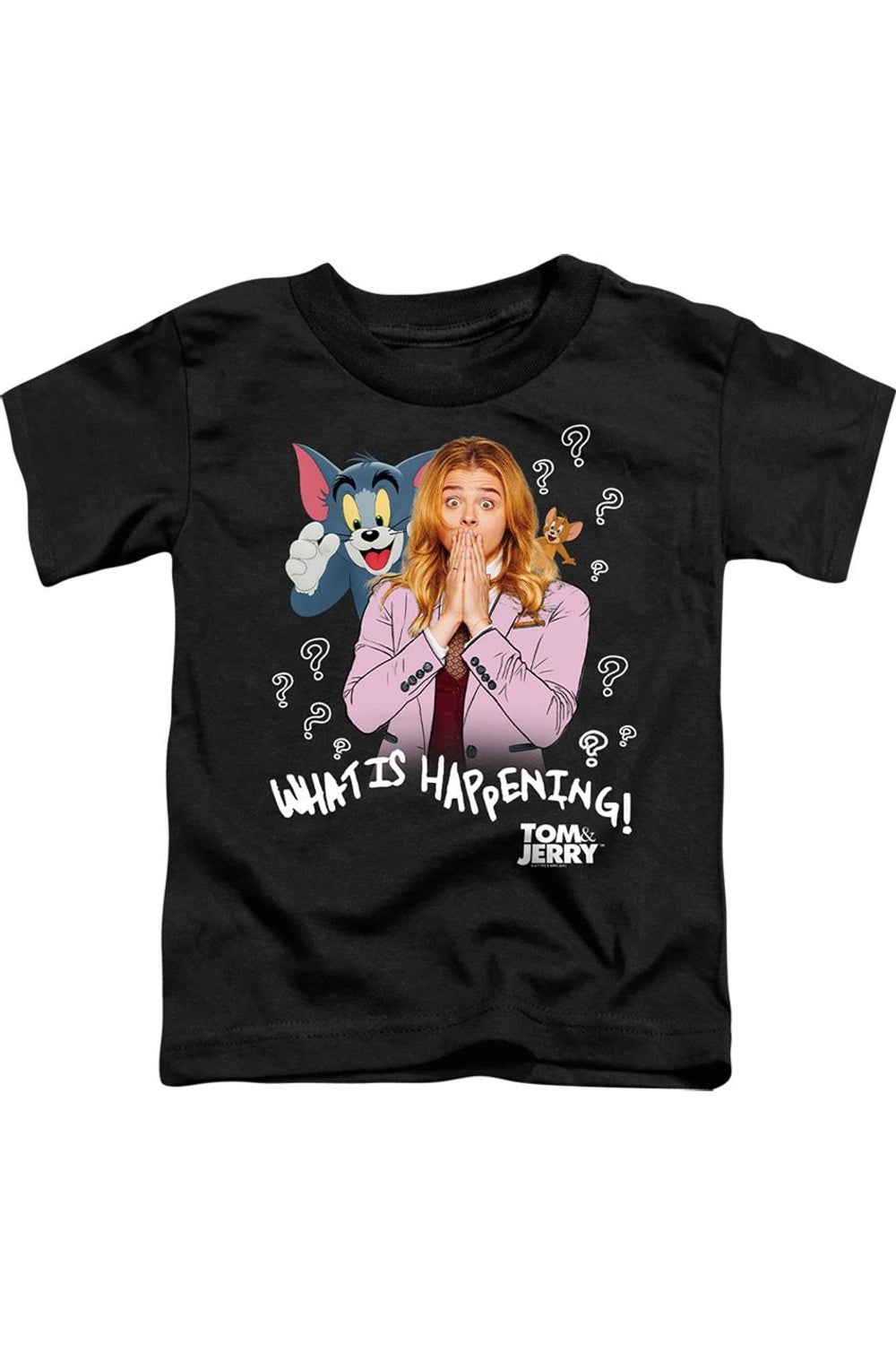 Футболка с коротким рукавом для малышей "Tom And Jerry Movie What Is Happening" Gildan, черный
Футболка с коротким рукавом для малышей "Tom And Jerry Movie What Is Happening" Gildan, черный