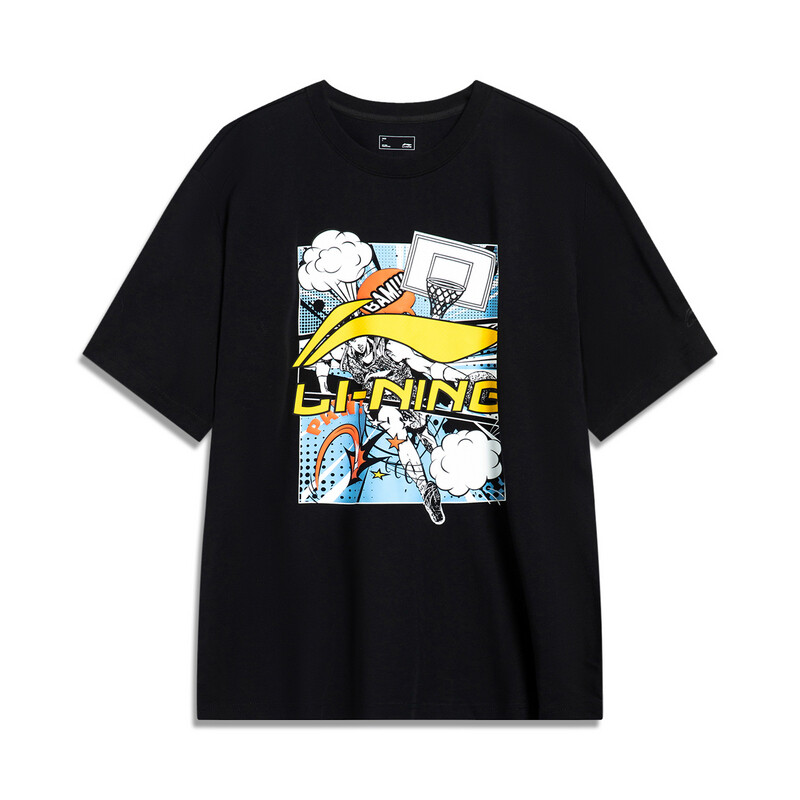 Футболка мужская черная на один размер больше для свободной стрельбы Lining, черный
Футболка мужская черная на один размер больше для свободной стрельбы Lining, черный