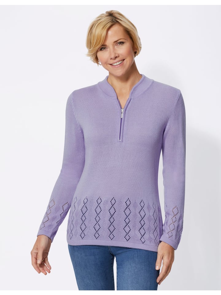 Свитер с воротником-стойкой сиреневого цвета WITT WEIDEN
Свитер с воротником-стойкой сиреневого цвета WITT WEIDEN