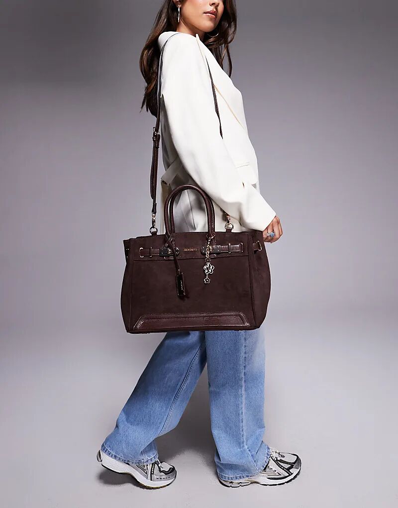 Сумка-шоппер River Island с замком спереди коричневого цвета
Сумка-шоппер River Island с замком спереди коричневого цвета