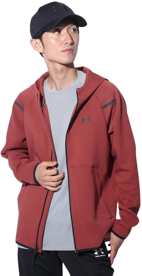 Under Armour - Mens Unstoppable FLC Full Zip Sweater, Cinna Red-Black
Under Armour - Mens Unstoppable FLC Full Zip Sweater, Cinna Red-Black