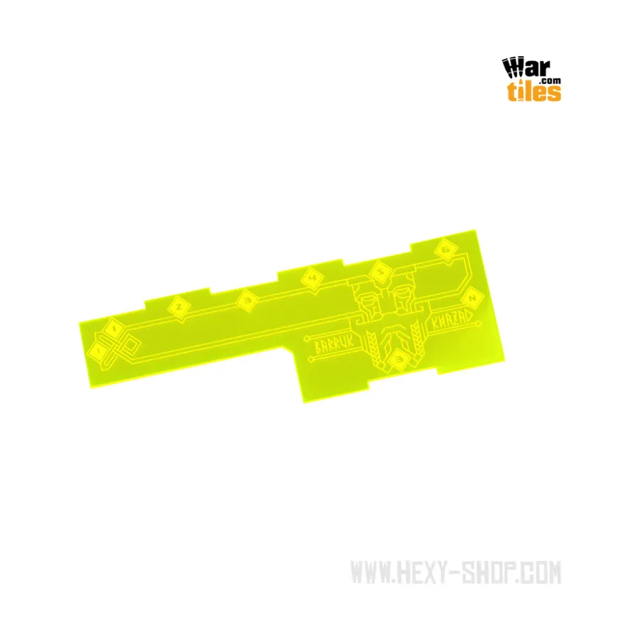 Боевая линейка — гном, жёлтая, War Tiles - Markers, Rulers, & Tokens
Боевая линейка — гном, жёлтая, War Tiles - Markers, Rulers, & Tokens