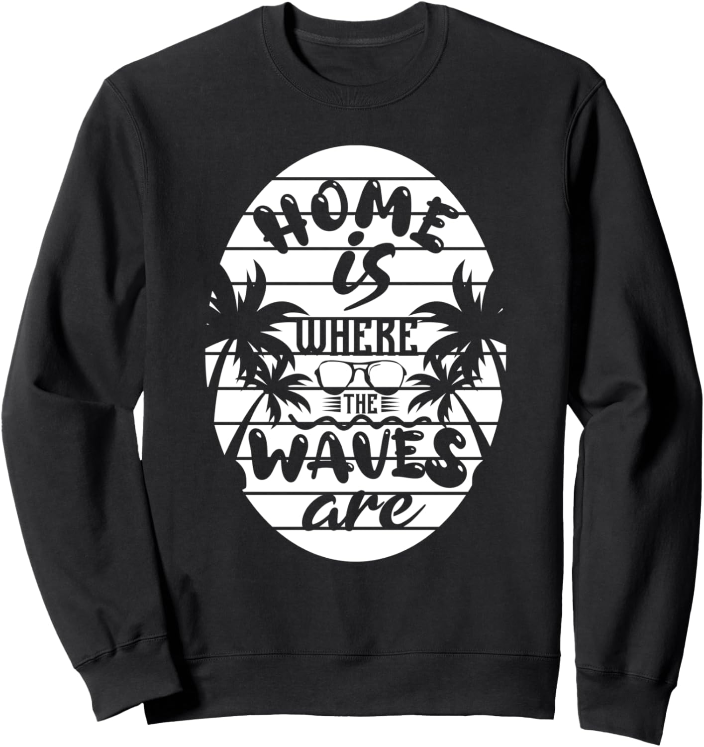 Дом там, где волны - забавная толстовка для серфера Home Is Where The Waves Are, черный
Дом там, где волны - забавная толстовка для серфера Home Is Where The Waves Are, черный
