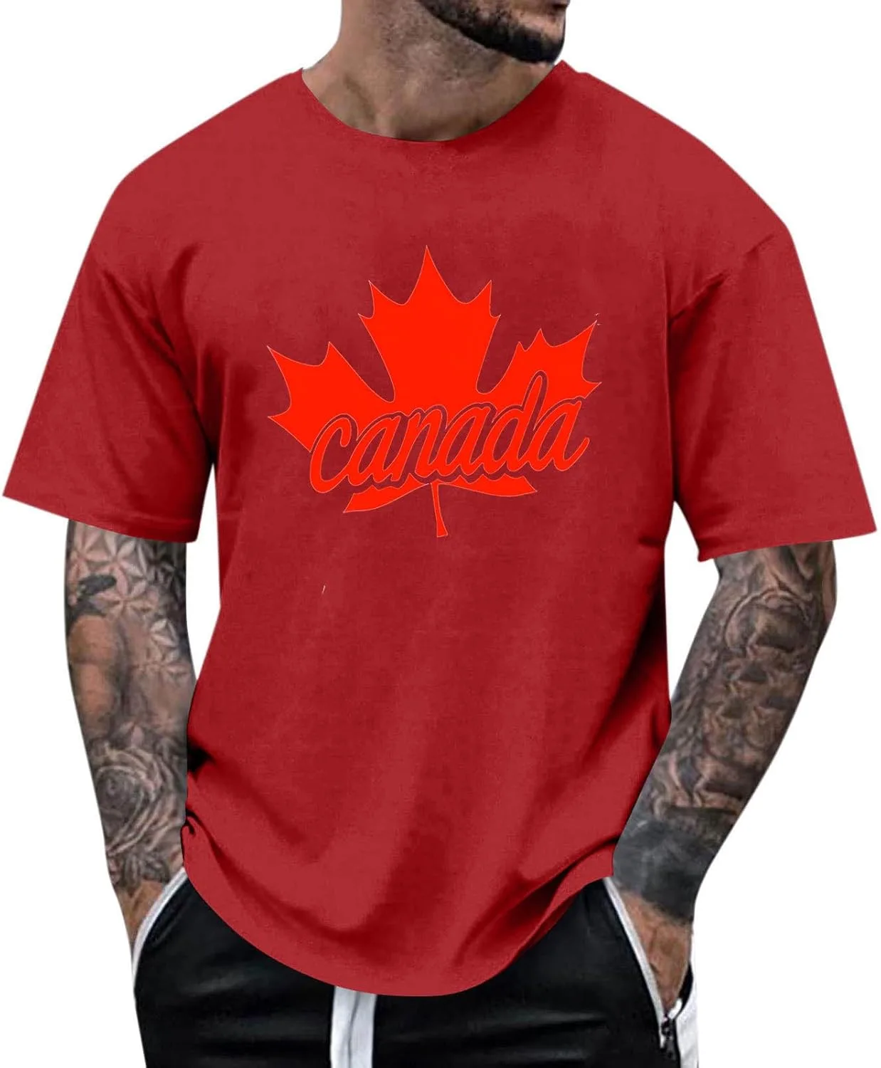 Футболка Canada Day с принтом кленового листа Sdeycui
Футболка Canada Day с принтом кленового листа Sdeycui