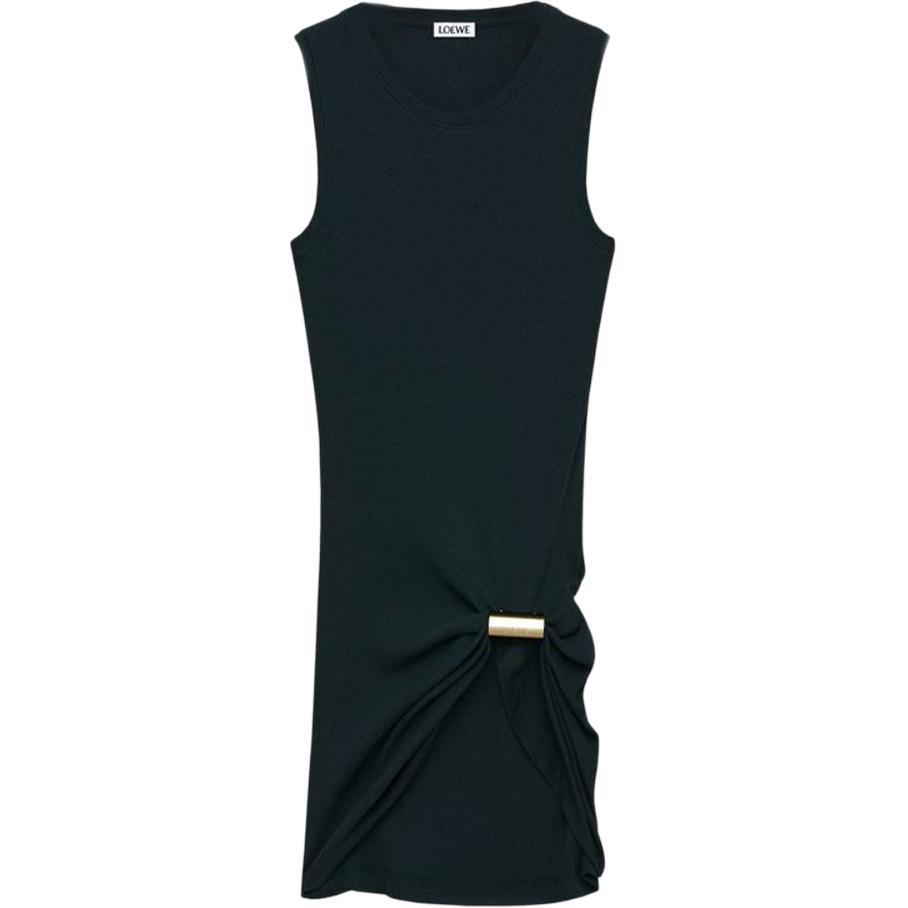 Асимметричный топ с драпировкой LOEWE, черный
Асимметричный топ с драпировкой LOEWE, черный
