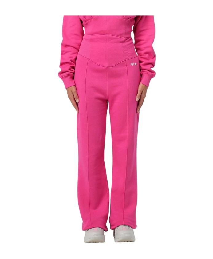 Повседневные брюки прямого кроя Chiara Ferragni Collection, розовый
Повседневные брюки прямого кроя Chiara Ferragni Collection, розовый