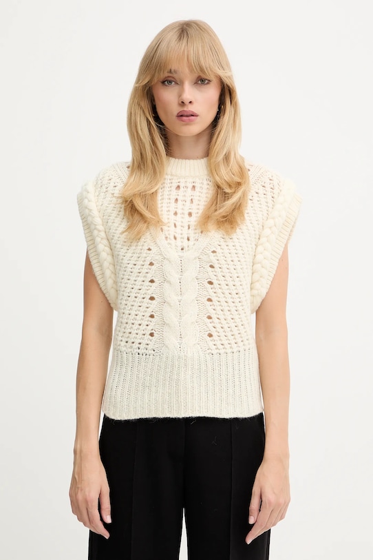 Жилет из смесовой шерсти Boss Orange, бежевый
Жилет из смесовой шерсти Boss Orange, бежевый