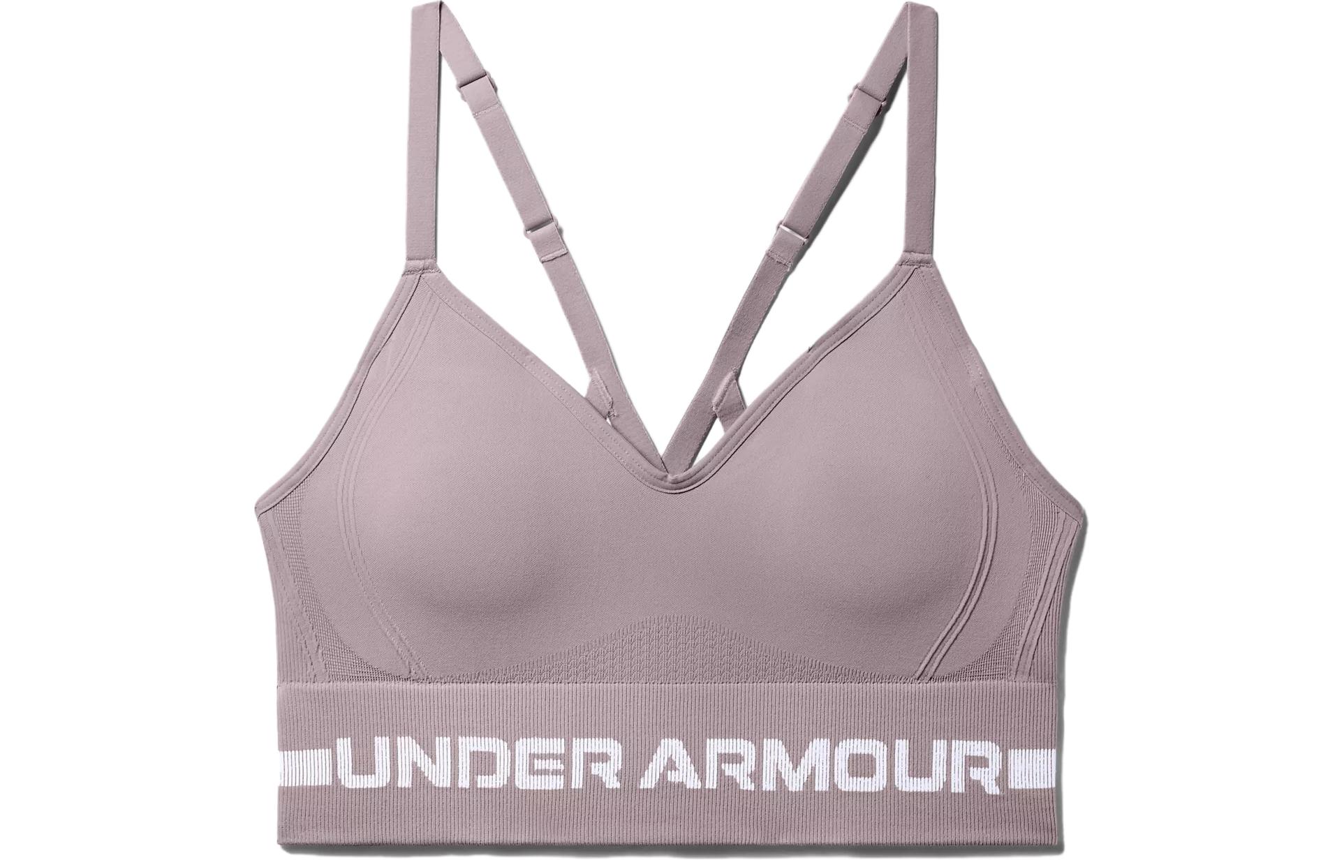 Under Armour Бесшовное спортивное нижнее белье для женщин Flying Speed, розовое, умеренного оттенка
Under Armour Бесшовное спортивное нижнее белье для женщин Flying Speed, розовое, умеренного оттенка