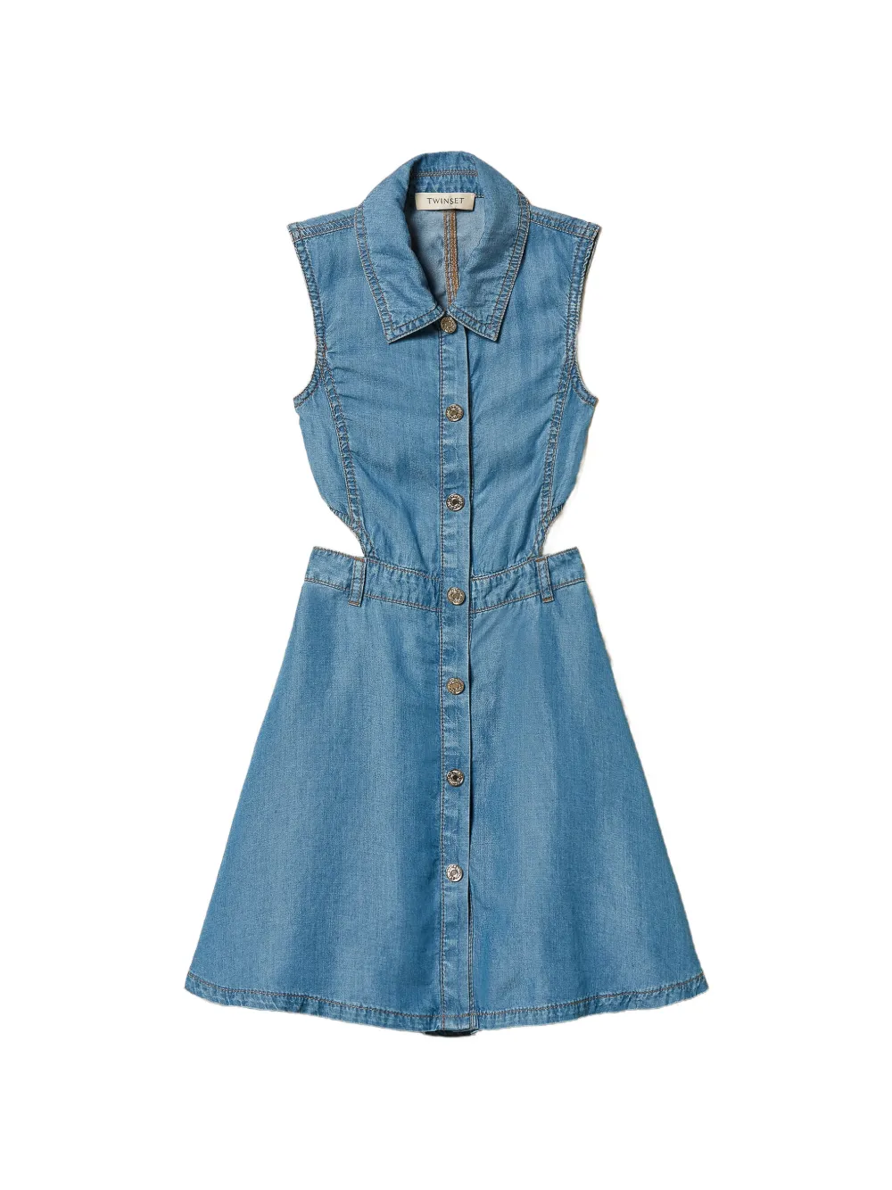 Платье с вырезами Twinset Kids, синий
Платье с вырезами Twinset Kids, синий