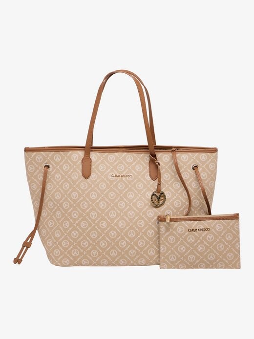 Шоппер десерра Carlo Colucci, бежевый
Шоппер десерра Carlo Colucci, бежевый