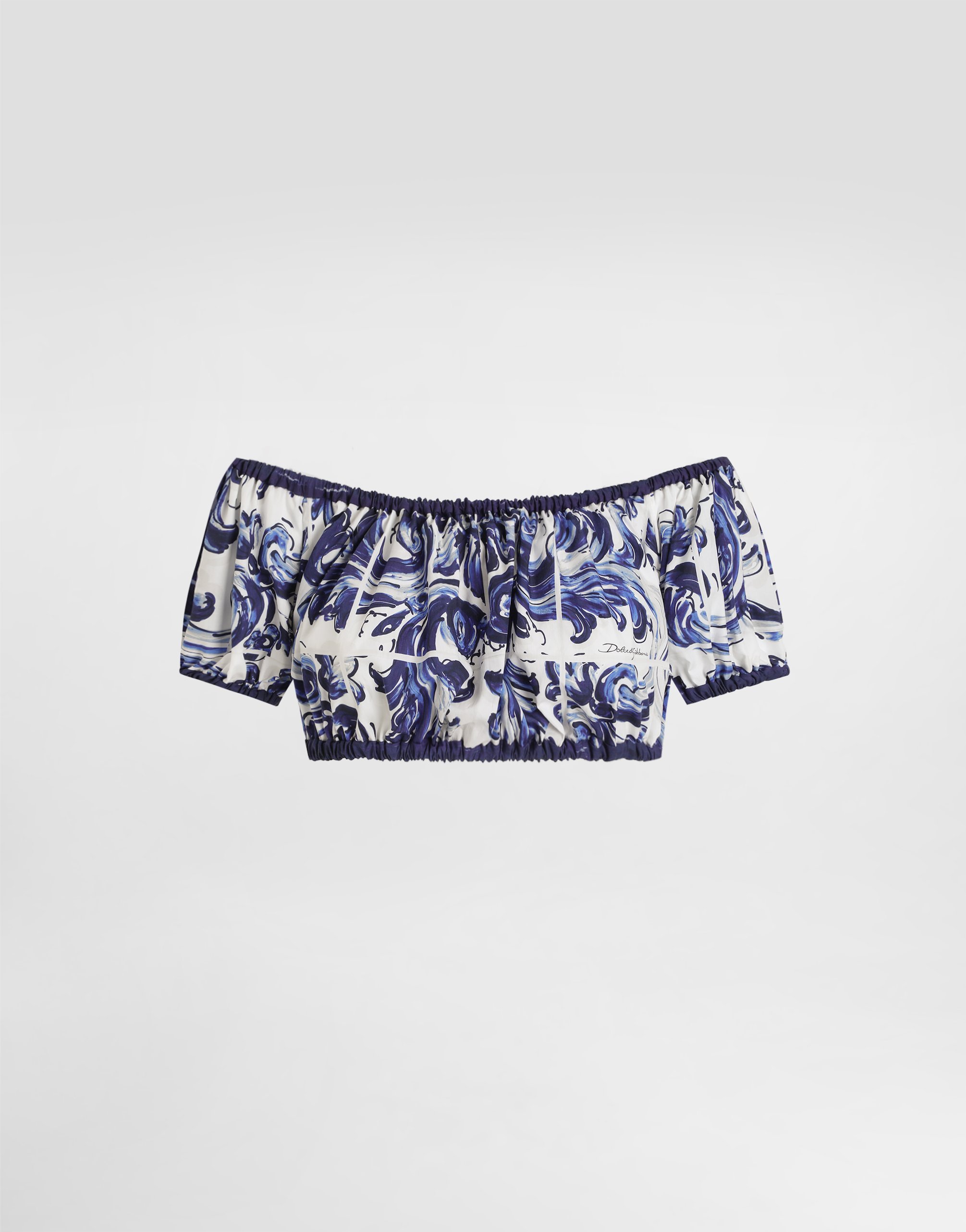 Хлопковый топ с принтом в стиле майолика DOLCE & GABBANA, мультиколор
Хлопковый топ с принтом в стиле майолика DOLCE & GABBANA, мультиколор