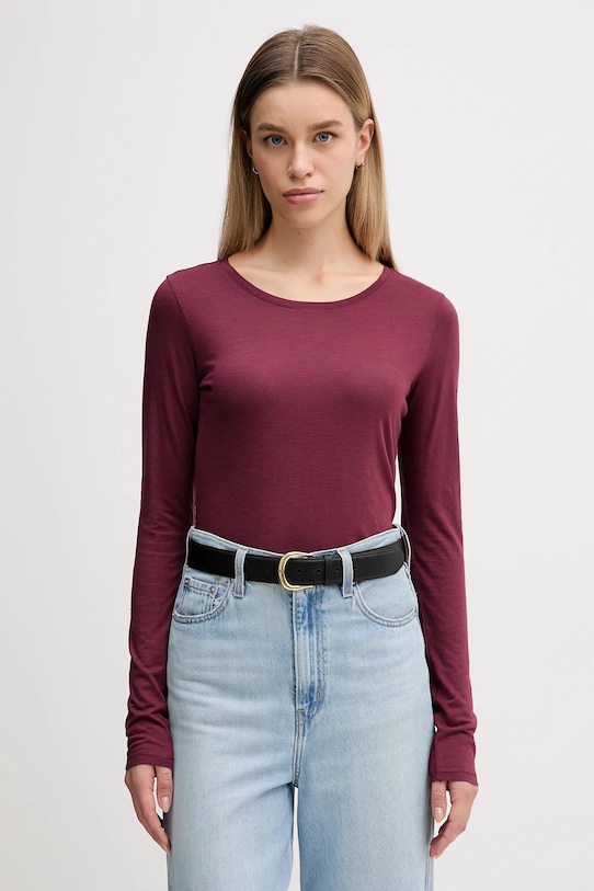 Лонгслив Sisley, бордовый
Лонгслив Sisley, бордовый