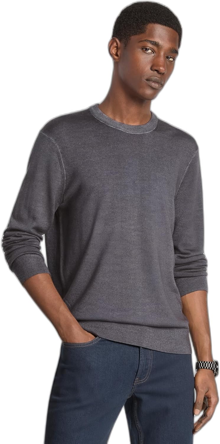 Michael Kors мужской свитер Garment Dyed Merino Crewneck, Charcoal
Michael Kors мужской свитер Garment Dyed Merino Crewneck, Charcoal