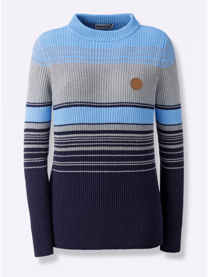 Свитер с воротником-стойкой в цвете темно-синий-серый WITT WEIDEN
Свитер с воротником-стойкой в цвете темно-синий-серый WITT WEIDEN