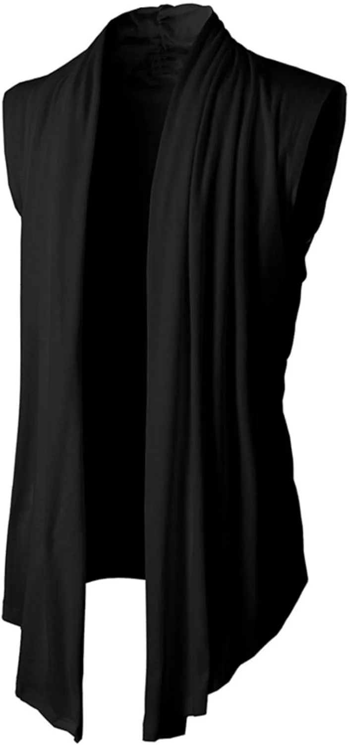 Мужской кардиган без рукавов с воротником-шалью
Мужской кардиган без рукавов с воротником-шалью